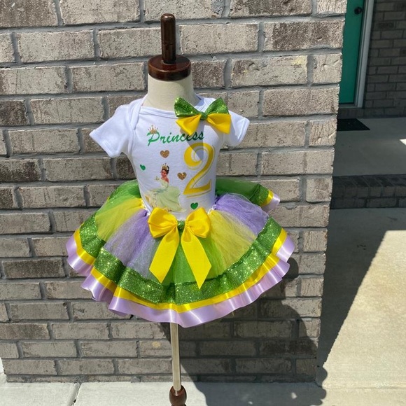 Princess Tiana tutu set